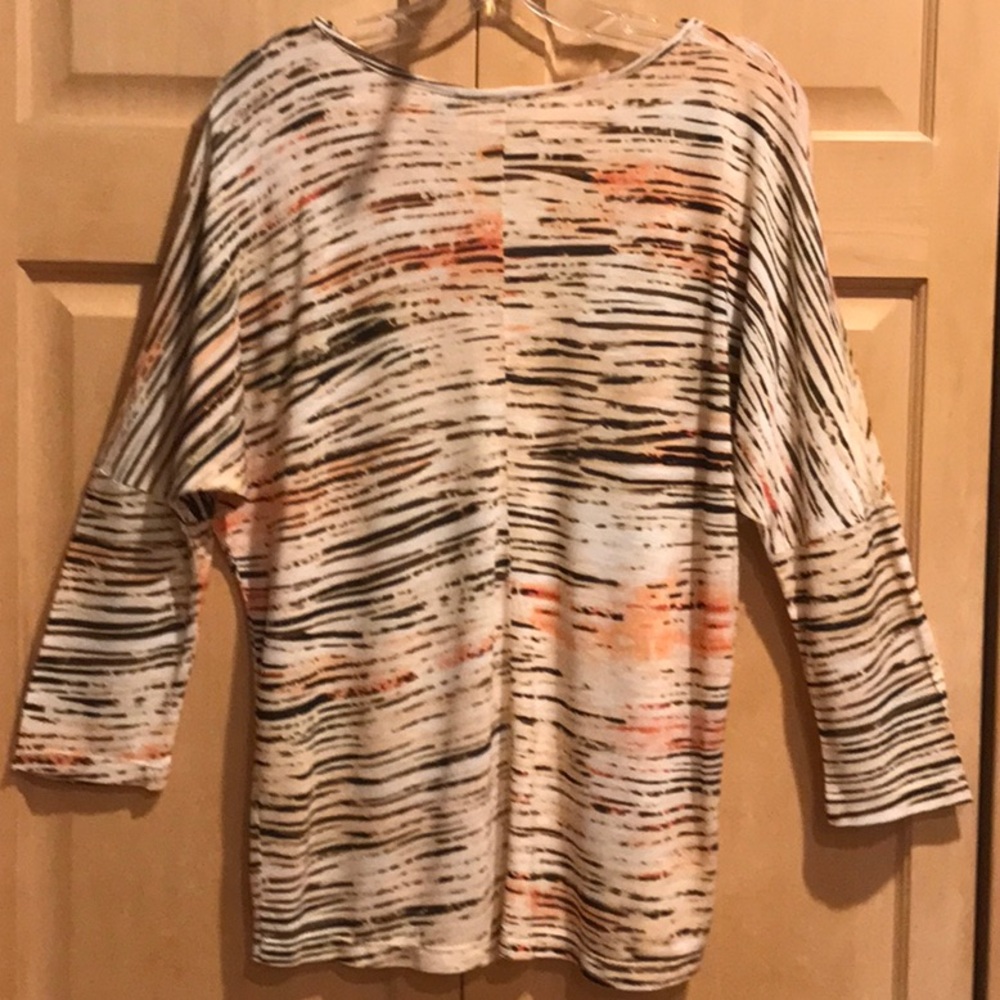 Chico's 3/4 Sleeve Relaxed Tunic Top - Picture 5 of 5
